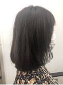 -Ameri-内巻きロブ ×   フォギーベージュ