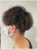 メンズパーマハイライト