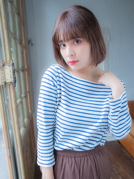 サニーデイ 横浜戸部店(SUNNY DAY) ふんわりボブ×ピンクベージュ