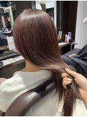 【ZEST立川 橋本姫奈】髪質改善×ハイライトピンクベージュ