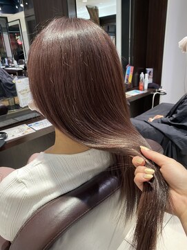 ゼスト フィーノ(ZEST fino) 【ZEST立川 橋本姫奈】髪質改善×ハイライトピンクベージュ