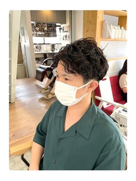 リブインクローバー デザインラボ(Live in Clover design lab) メンズパーマスタイル！