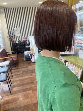 ヘアーワークス ボナ(HAIR WORKS bona.) ナチュラルブラウン×似合わせカット
