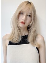 ノースイースト 登戸店(northeast)&nbsp;ミディアムレイヤー/ベージュ/ホワイトミルクベージュ