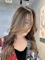 ブルックス ハイライト 大人ボブ  レイヤーボブ アッシュベージュ ショート