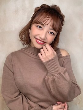 ニスル 上尾店(NISURU) 似合わせカット/大人ガーリー/ダークアッシュ/着物/上尾/上尾駅