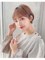 ミーナ バイ ワンズ 町田(mina by one's kyougoku)&nbsp;イメチェン/レッドブラウン/フルバング/似合わせカット/町田駅