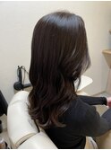 大人女性◆艶レイヤー前髪ピンクベージュ 髪質改善 縮毛矯正