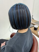 ヘアースタジオ アール(Hair Studio R)&nbsp;20代30代40代大人かっこいいハイライトブリーチボブ