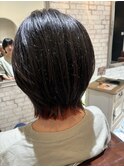 ウルフカットミニボブインナーカラー