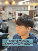 ロイヤルマン 梅田(ROYAL MAN)&nbsp;ナチュラルマッシュ　ブラウンカラー