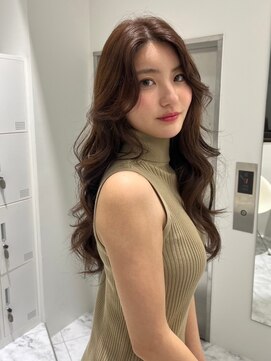 ベレーザシェルト(Beleza scelto) 11134黒髪アッシュブラックグレージュ韓国風巻きレイヤーカット