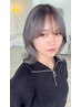 【透明感×美フォルムが叶う◎】ケアブリーチカラー+カット[宜野湾/沖縄]