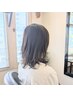 【似合わせカット＆肌髪貯湿カラー/ロング】￥13365