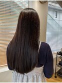 髪質改善ストレート×ロングスタイル