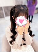 編み上げハーフツイン【クランソア】ヘアメ/ヘアセット