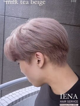 イエナ 渋谷(IENA) デザインカラーケアブリーチダブルカラーミルクティーカラー