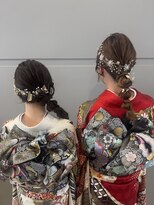 パズードコー(PSSD-CO.+5) ローポニー 双子ヘアアレンジ