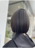 切りっぱなしボブ