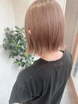 イルウィ(irwi)&nbsp;【トレンド】ヘーゼルナッツベージュカラー　ボブ