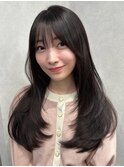 韓国ウェーブヘア前髪カットレイヤーカット髪質改善銀座