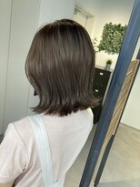フリック 堺東店(FLICK) くびれボブ/オリーブグレージュ/堺東