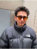 ラナ 新宿(lana)&nbsp;ツイストスパイラルパーマショートレイヤーマッシュツーブロック