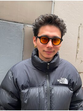 ラナ 新宿(lana) ツイストスパイラルパーマショートレイヤーマッシュツーブロック