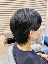 イメージア ボーノ相模大野店(IMAGE-A) 【相模大野カット】韓国風センターパート艶感ウルフ