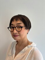 Folk Lore【フォークロア】己斐店 メガネが素敵なミニマムショートボブ