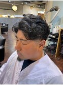 メンズカットパーマ