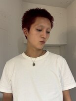 カシェル トウキョウ(Cashel Tokyo)&nbsp;メンズ　ハイトーン　レッドカラー　メンズショート