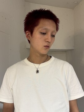 カシェル トウキョウ(Cashel Tokyo) メンズ ハイトーン レッドカラー メンズショート