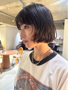 パーク(PARK) ボブパーマニュアンスパーマミニボブボブスタイル