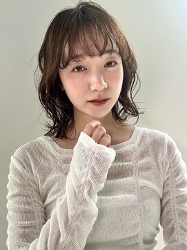 ヴェイン 渋谷(vain) 巻いてもかわいいボブ  ボブハーフアップ