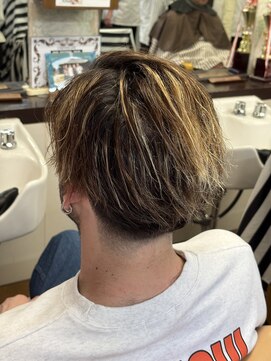 メンズヘア ササキ(sasaki) センター分け