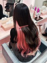 シーズン 大阪(SEASON) 【エクステ】ピンクインナー/アイドルヘア/ヨシンモリ/インナー