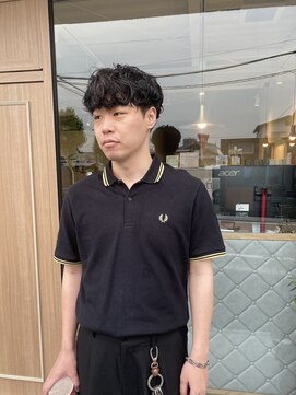 アミュゼット(amusette) マッシュパーマ