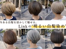 ヘアーブランド リンク トアロード店(HAIR BRAND Link)の雰囲気（今ある白髪を活かして魅せる。Linkの明るい白髪染めで輝く。）