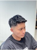 フェザーアップ バーバースタイル フェード メンズショート 渋谷