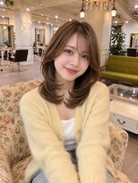 ラファンジュ ヘアー(Rohange hair)&nbsp;ミントベージュ/流しバング/シアーバング