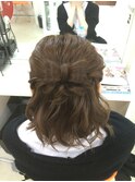アレンジハーフアップ（ヘアセット）