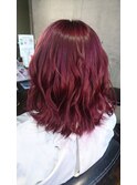 garbohair営業中スタイル♪カラー剤で作るベリーベリーカシス♪