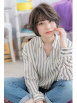 ミック 日暮里店(miq)&nbsp;エアリーカールでニュアンス感…女っぽエッジショート