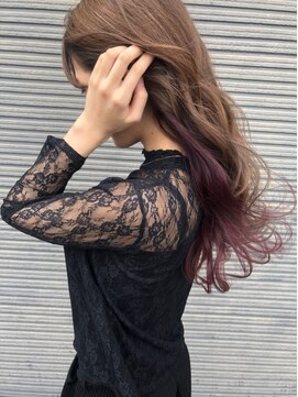 ドクターズサロン レラパール 【Lela Pearl 高知】ベイクドベージュ インナーカラー