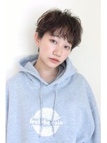 ヘアメイク シュシュ(Hair make chou chou) 大人かわいいピンクベージュ小顔クールショートボブルフ20代30代