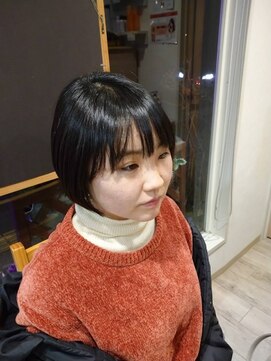 ショートボブ L ヒロミライフ 昭和町店 Hiromi Life のヘアカタログ ホットペッパービューティー