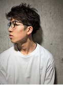 アップバンクツイストパーマヘア