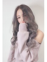 ヘアーデザイン ジェルム(Hair Design germe) センター分けロングでゆるふわギャルstyle ～しのだスペシャル～