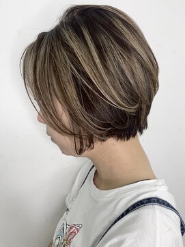 ソース ヘア アトリエ 京橋(Source hair atelier) 【SOURCE】ショートバレイヤージュ